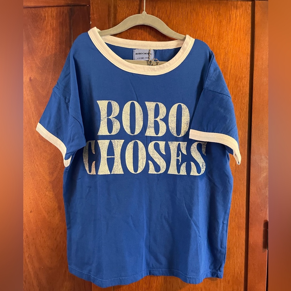 Bobo Choses Blue Ringer Shirt